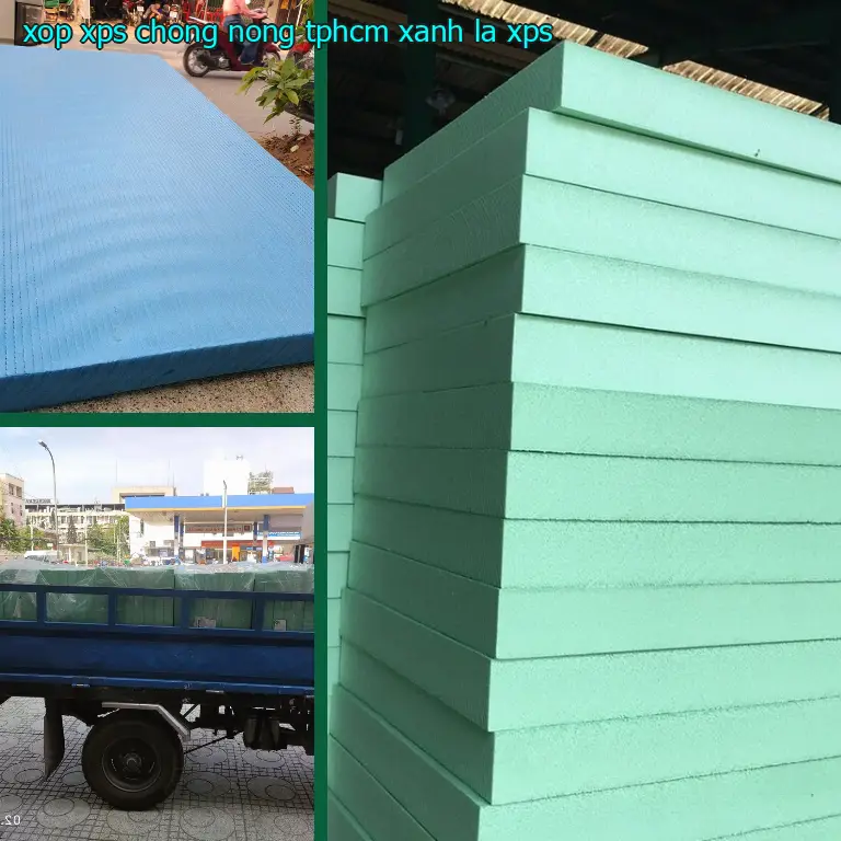 Chất liệu xốp XPS chống nóng TpHCM Xanh lá: XPS