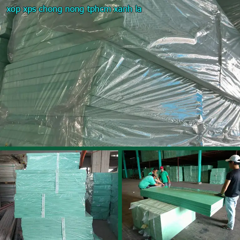 Xốp XPS chống nóng TpHCM Xanh lá
