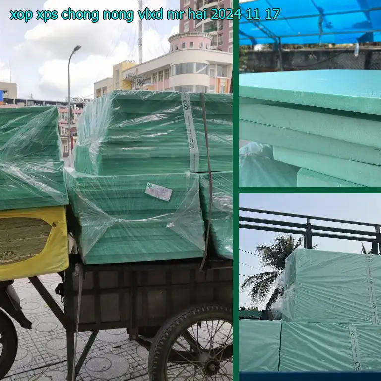 Ngày sản xuất xốp XPS chống nóng VLXD Mr.HẢI: 2024-11-17 Ngày sản xuất xốp XPS chống nóng VLXD Mr.HẢI: 2024-11-17