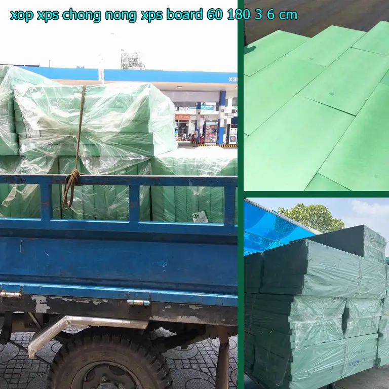 Kích thước xốp XPS chống nóng XPS Board: 60*180*3.6 cm Kích thước xốp XPS chống nóng XPS Board: 60*180*3.6 cm