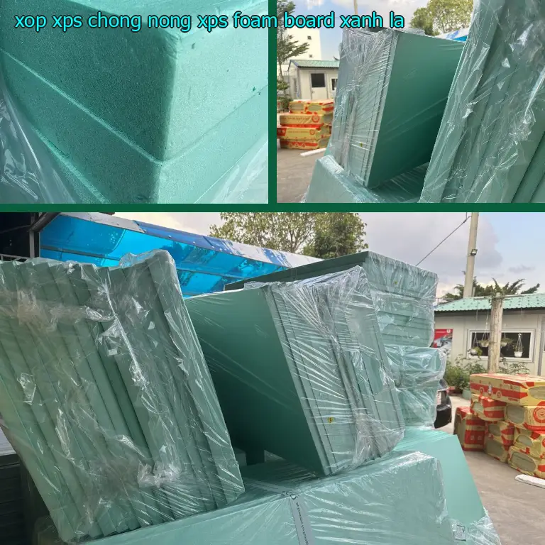 Màu sắc xốp XPS chống nóng XPS Foam Board: Xanh lá Màu sắc xốp XPS chống nóng XPS Foam Board: Xanh lá