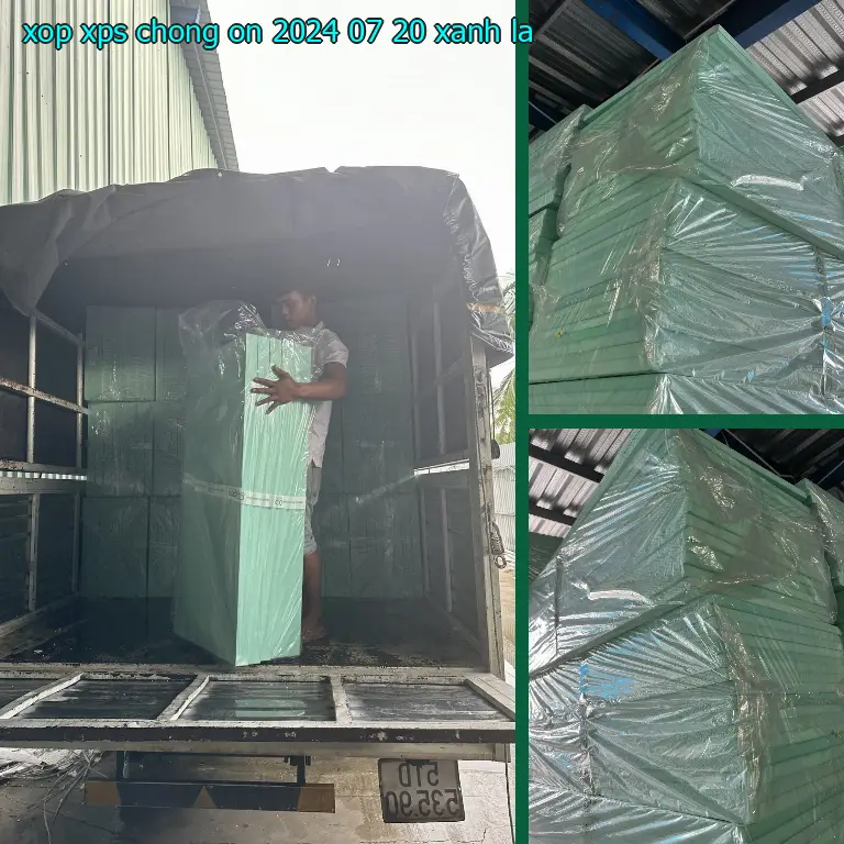 Màu sắc xốp XPS chống ồn 2024-07-20: Xanh lá