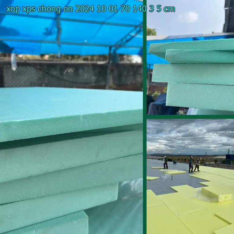 Kích thước xốp XPS chống ồn 2024-10-01: 70*140*3.5 cm Kích thước xốp XPS chống ồn 2024-10-01: 70*140*3.5 cm