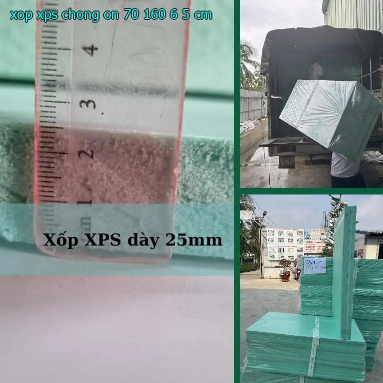 Xốp XPS chống ồn 70*160*6.5 cm