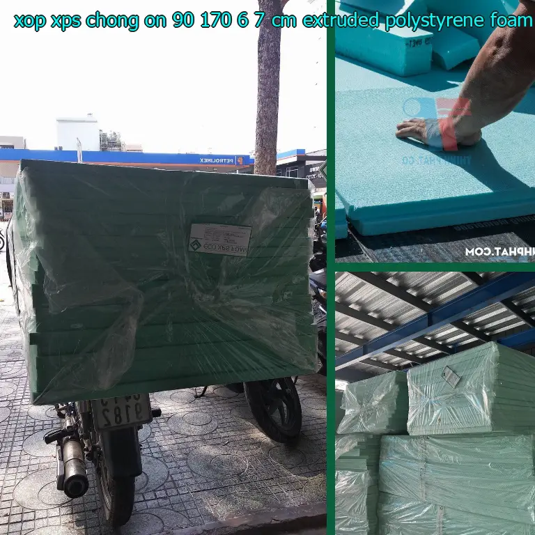 Chất liệu xốp XPS chống ồn 90*170*6.7 cm: Extruded Polystyrene Foam Chất liệu xốp XPS chống ồn 90*170*6.7 cm: Extruded Polystyrene Foam