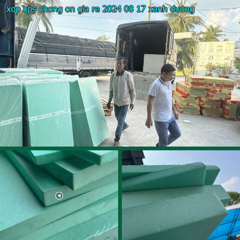 Màu sắc xốp XPS chống ồn giá rẻ 2024-08-17: Xanh dương