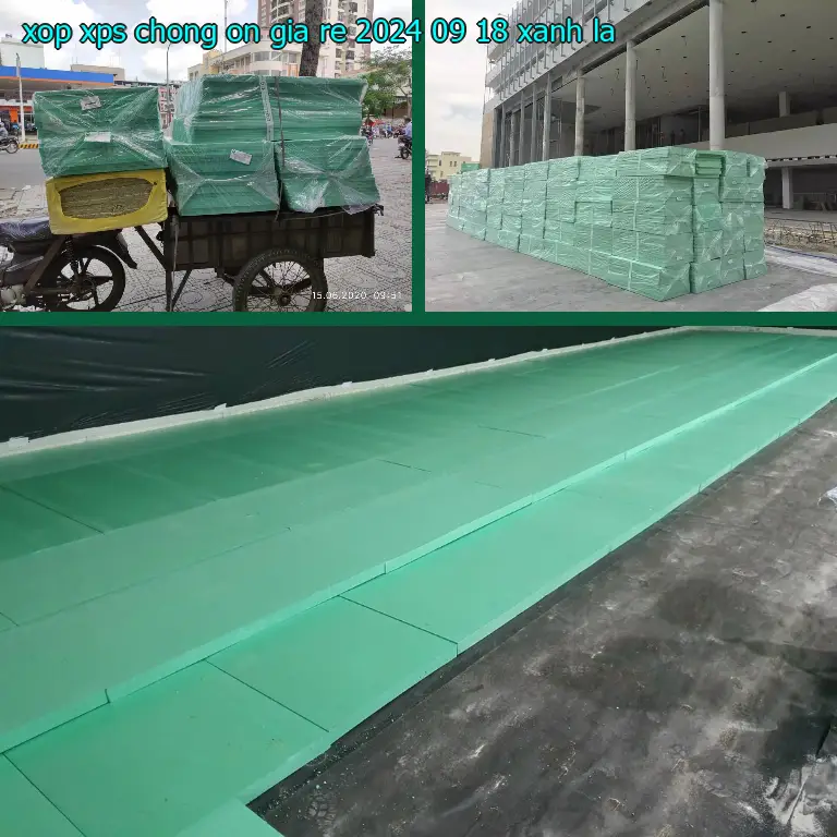 Màu sắc xốp XPS chống ồn giá rẻ 2024-09-18: Xanh lá