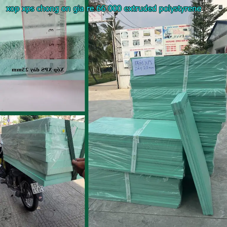 Chất liệu xốp XPS chống ồn giá rẻ 66.000₫: Extruded Polystyrene