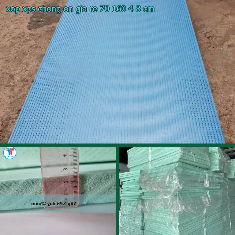 Xốp XPS chống ồn giá rẻ 70*160*4.8 cm