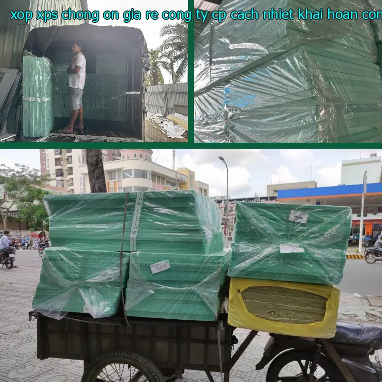 Nhà sản xuất xốp XPS chống ồn giá rẻ Công ty CP cách nhiệt Khải Hoàn: Công ty CP cách nhiệt Khải Hoàn