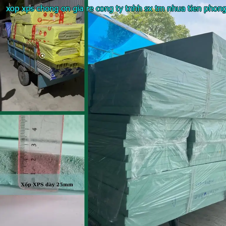 Kích thước xốp XPS chống ồn giá rẻ Công ty TNHH SX TM nhựa Tiến Phong: 80*120*4.8 cm Kích thước xốp XPS chống ồn giá rẻ Công ty TNHH SX TM nhựa Tiến Phong: 80*120*4.8 cm