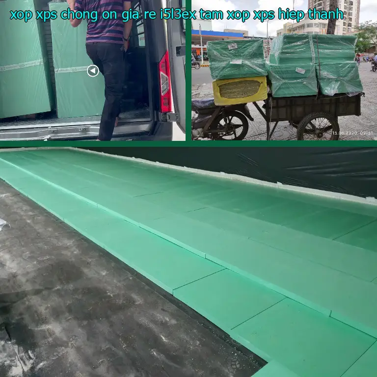 Nhà sản xuất xốp XPS chống ồn giá rẻ I5L3EX: Tấm xốp XPS Hiệp Thành Nhà sản xuất xốp XPS chống ồn giá rẻ I5L3EX: Tấm xốp XPS Hiệp Thành