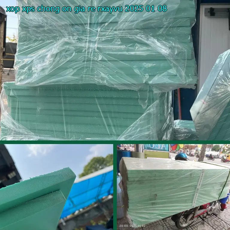 Ngày sản xuất xốp XPS chống ồn giá rẻ RXAYVU: 2025-01-08
