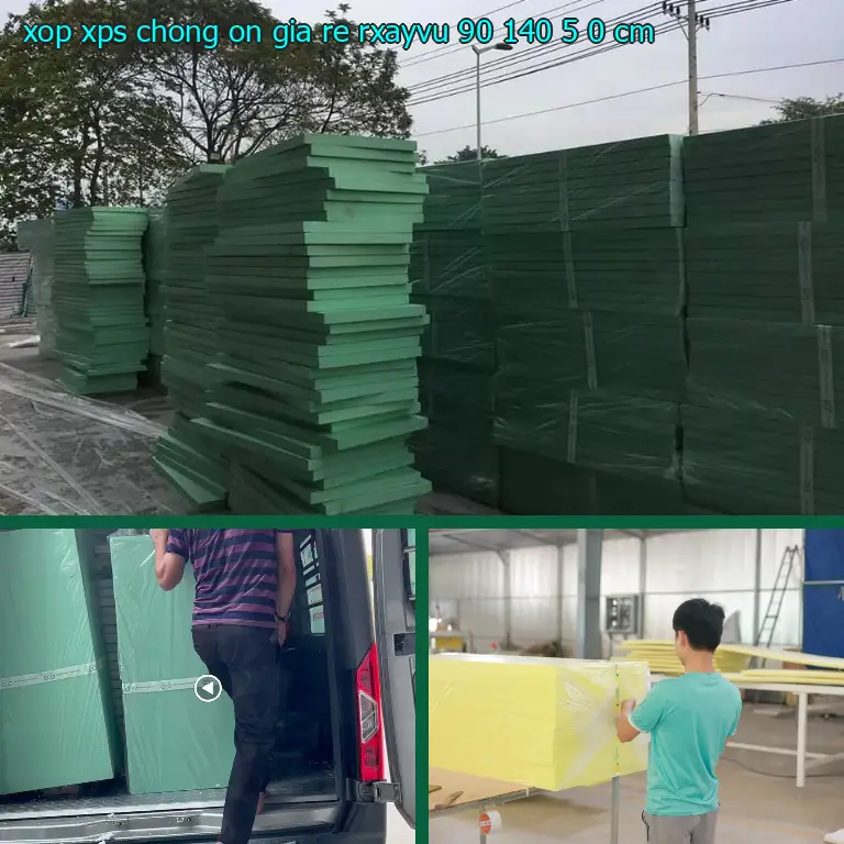 Kích thước xốp XPS chống ồn giá rẻ RXAYVU: 90*140*5.0 cm