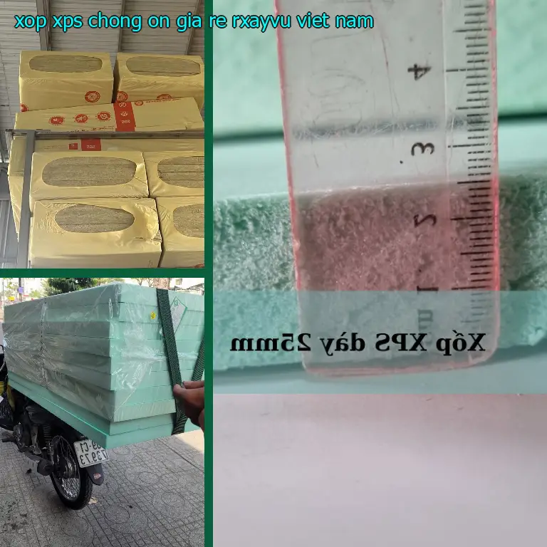 Xuất xứ xốp XPS chống ồn giá rẻ RXAYVU: Việt Nam