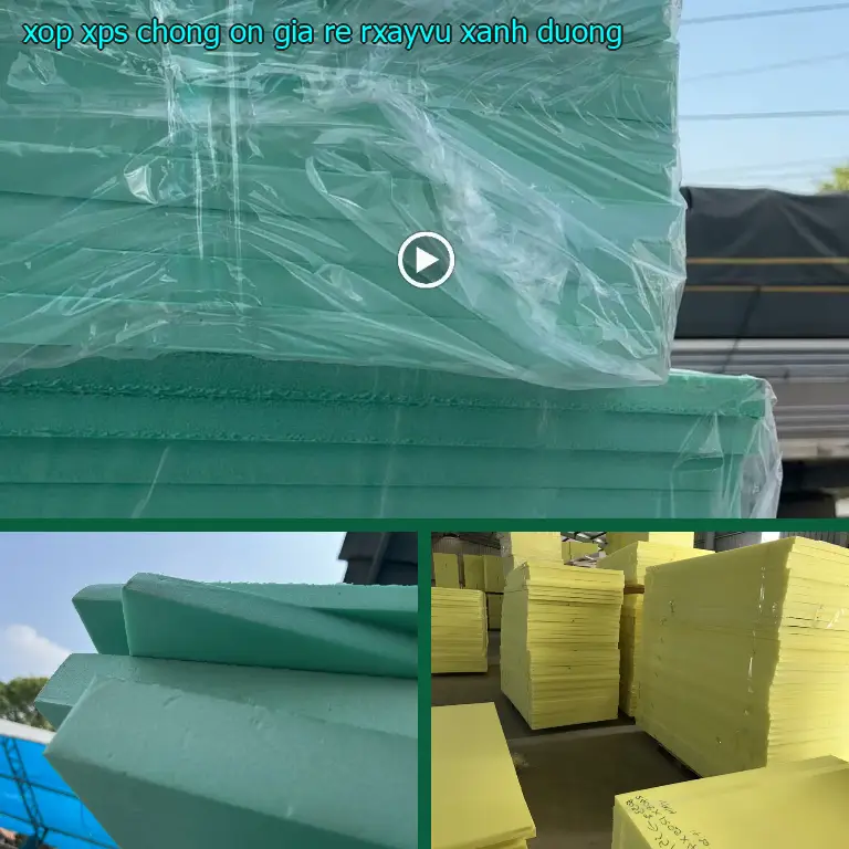 Màu sắc xốp XPS chống ồn giá rẻ RXAYVU: Xanh dương