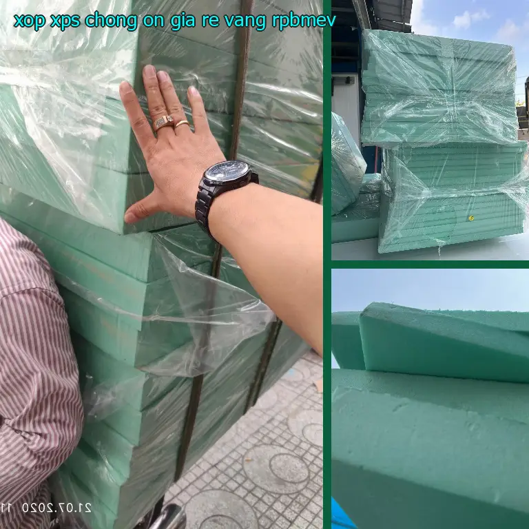 Model xốp XPS chống ồn giá rẻ Vàng: RPBMEV