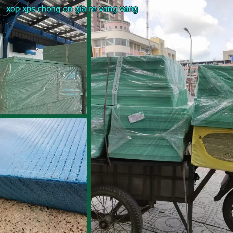 Màu sắc xốp XPS chống ồn giá rẻ Vàng: Vàng