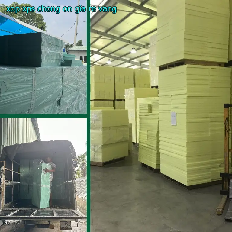 Xốp XPS chống ồn giá rẻ Vàng