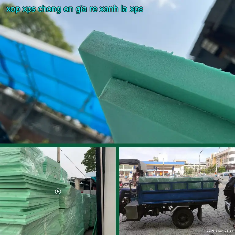 Chất liệu xốp XPS chống ồn giá rẻ Xanh lá: XPS Chất liệu xốp XPS chống ồn giá rẻ Xanh lá: XPS