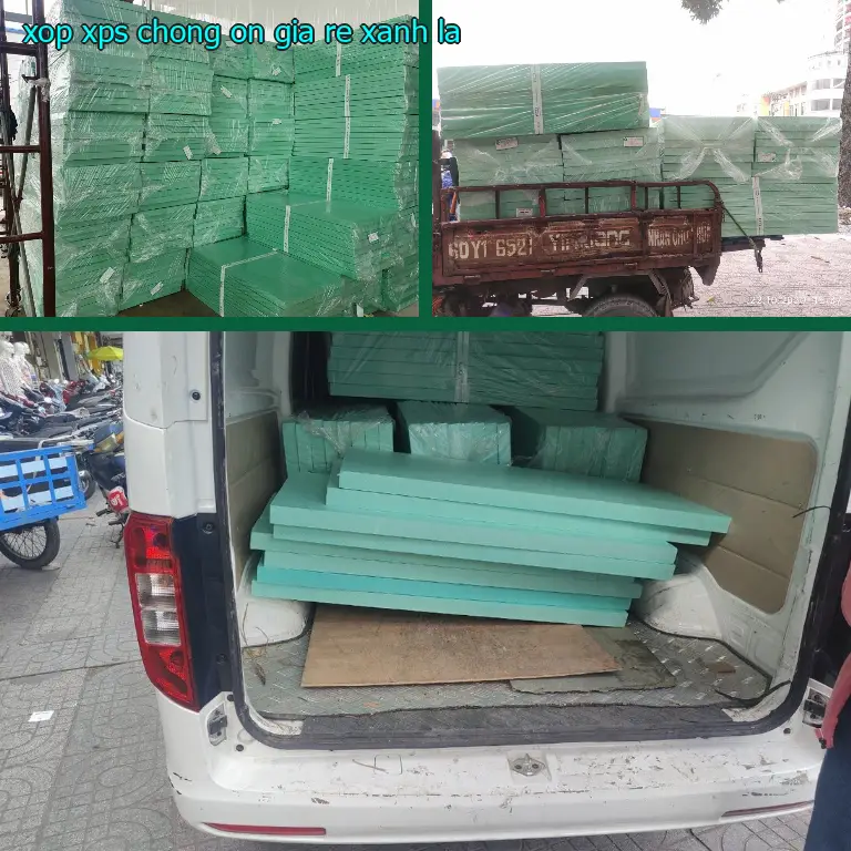 Xốp XPS chống ồn giá rẻ Xanh lá