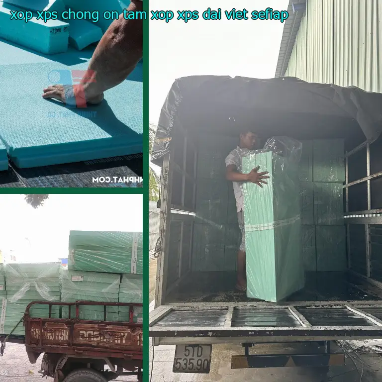 Model xốp XPS chống ồn Tấm xốp XPS Đại Việt: SEFIAP