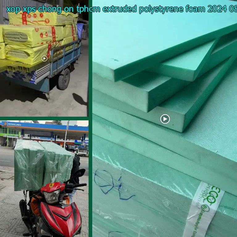 Ngày sản xuất xốp XPS chống ồn TpHCM Extruded Polystyrene Foam: 2024-08-04