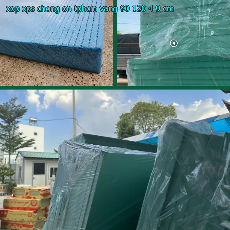 Kích thước xốp XPS chống ồn TpHCM Vàng: 90*120*4.9 cm