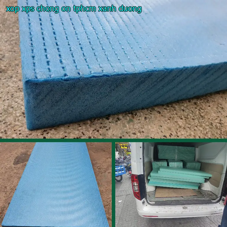 Xốp XPS chống ồn TpHCM Xanh dương