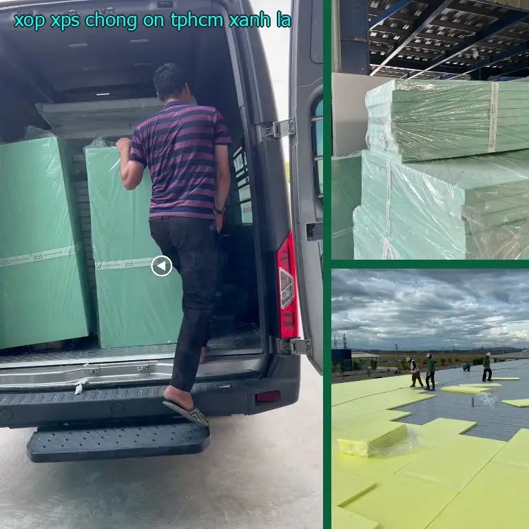 Xốp XPS chống ồn TpHCM Xanh lá
