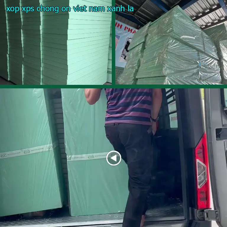 Màu sắc xốp XPS chống ồn Viet Nam: Xanh lá
