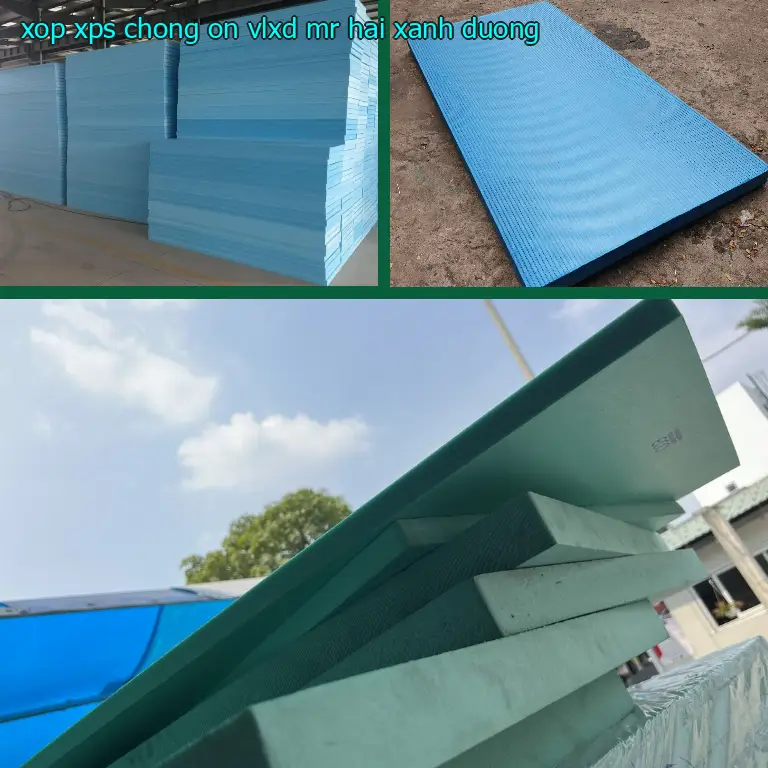 Màu sắc xốp XPS chống ồn VLXD Mr.HẢI: Xanh dương