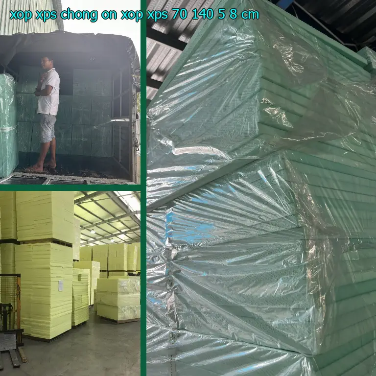 Kích thước xốp XPS chống ồn Xốp XPS: 70*140*5.8 cm Kích thước xốp XPS chống ồn Xốp XPS: 70*140*5.8 cm