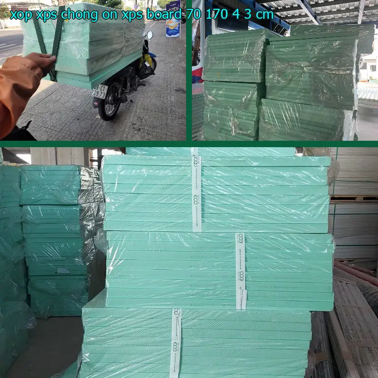 Kích thước xốp XPS chống ồn XPS Board: 70*170*4.3 cm Kích thước xốp XPS chống ồn XPS Board: 70*170*4.3 cm