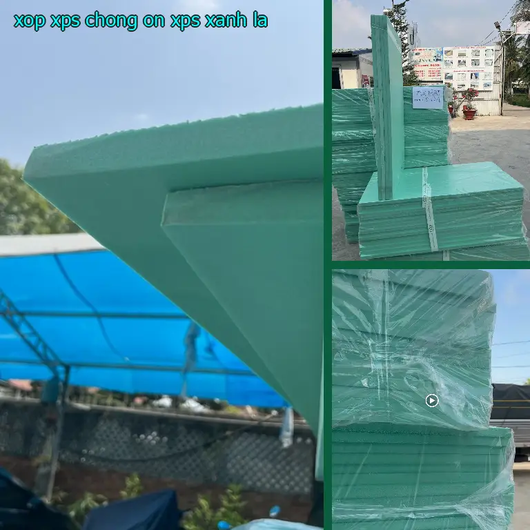 Màu sắc xốp XPS chống ồn XPS: Xanh lá Màu sắc xốp XPS chống ồn XPS: Xanh lá